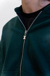 Analogy Zip Hoodie 2.0 Green "Is it worthing?" analogystudios