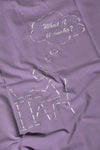 Analogy Lilac Tee "What if it works?" analogystudios