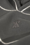 Analogy Black Embroidery Hoodie analogystudios