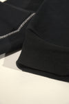 Analogy Black Embroidery Hoodie
