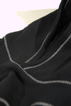 Analogy Black Embroidery Hoodie analogystudios