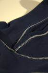 Analogy Blue Navy Embroidery Hoodie analogystudios