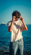 Analogy Cream Tee "What if it works?" analogystudios