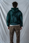 Analogy Green Zip Hoodie "How is it going?"