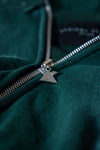 Analogy Green Zip Hoodie "How is it going?"