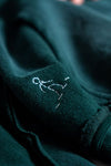 Analogy Green Zip Hoodie "How is it going?"