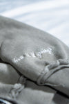 Analogy Grey Zip Hoodie "How is it going?"