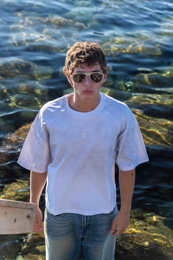 Analogy Tee "Pharos" White Vintage