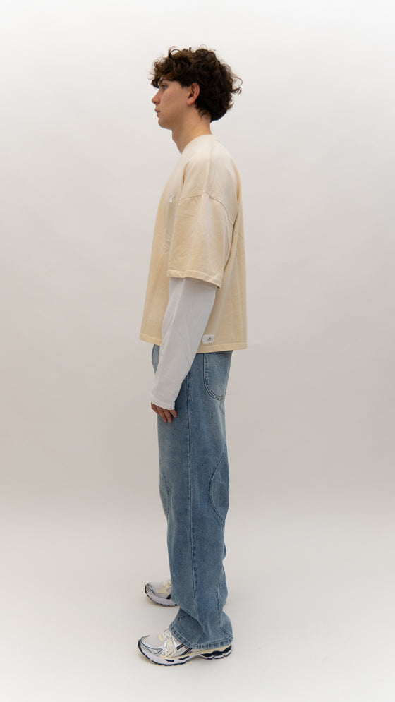 Analogy Sand Longsleeve "Is it worthing?"