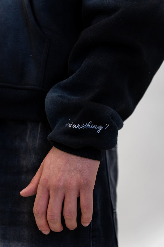 Analogy Zip Hoodie 2.0 Black "Is it worthing?"