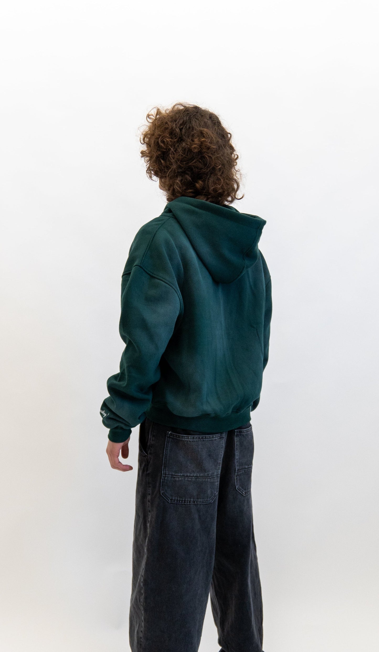 Analogy Zip Hoodie 2.0 Green "Is it worthing?" analogystudios