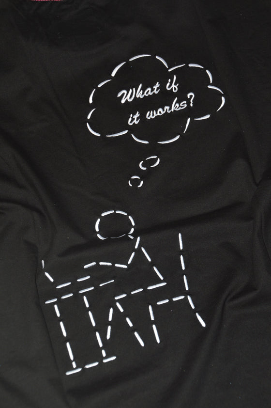 Analogy Black Tee "What if it works?"