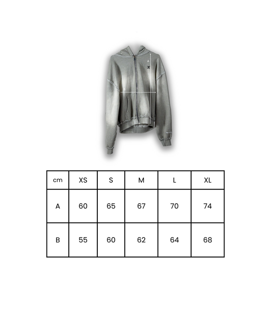Analogy Grey Zip Hoodie "How is it going?"