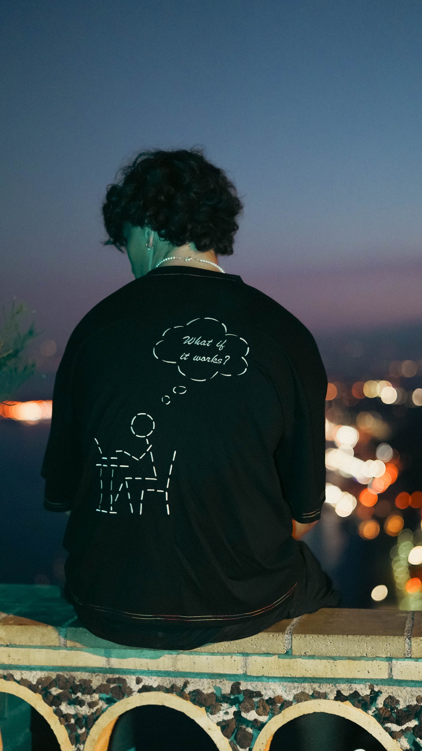 Analogy Black Tee "What if it works?" analogystudios