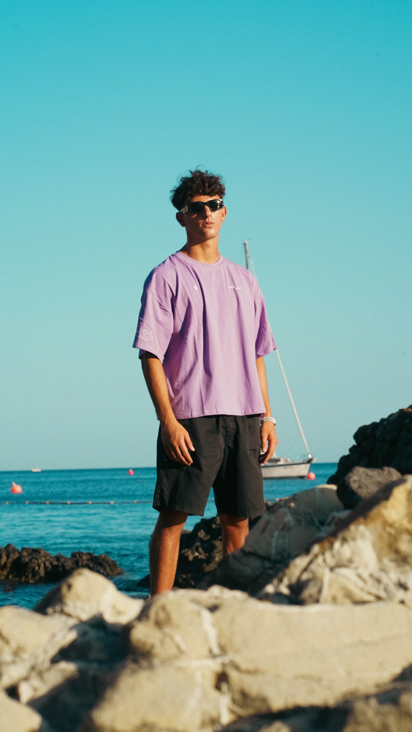 Analogy Lilac Tee "What if it works?" analogystudios