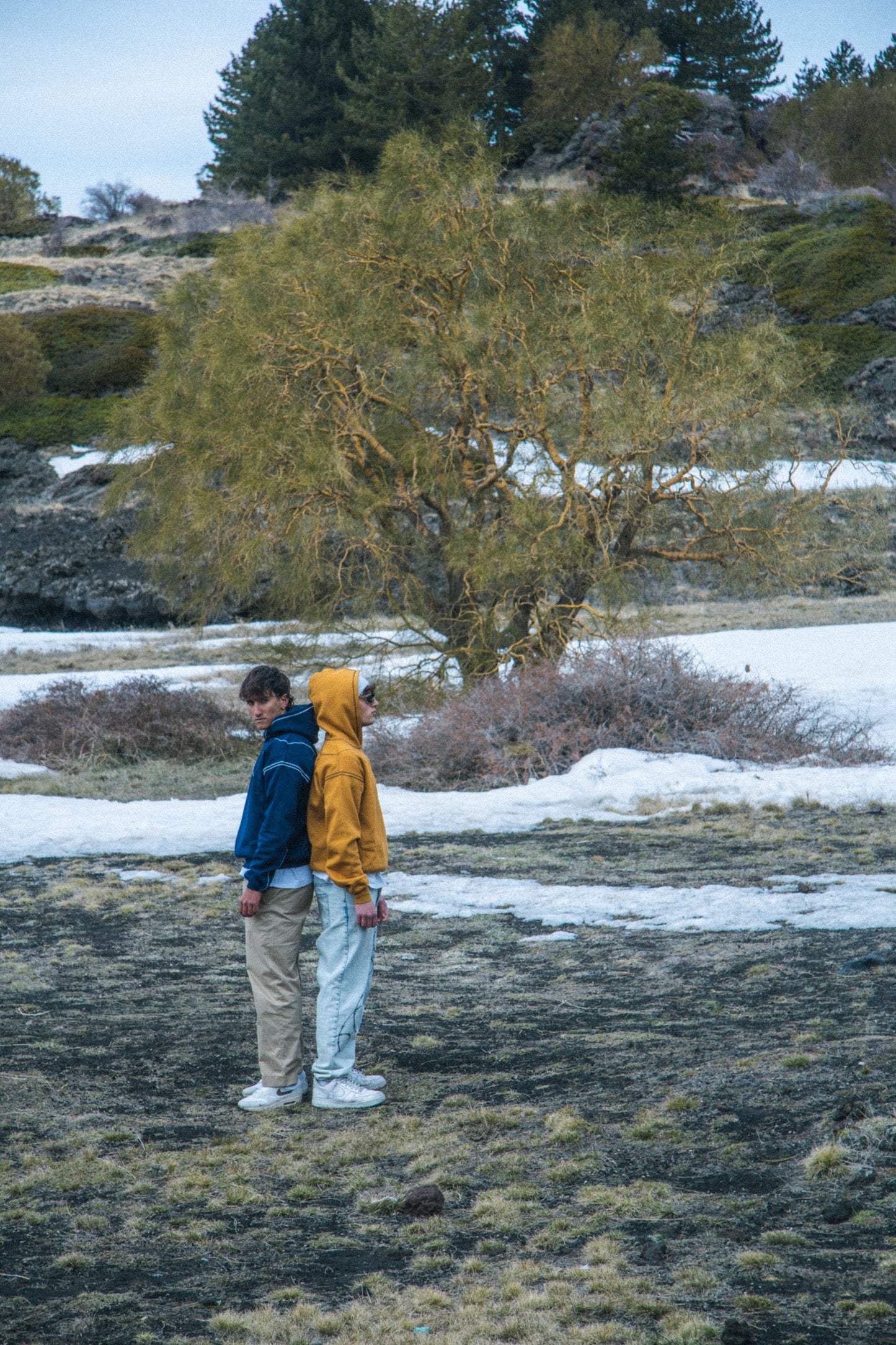 Analogy Blue Navy Embroidery Hoodie analogystudios