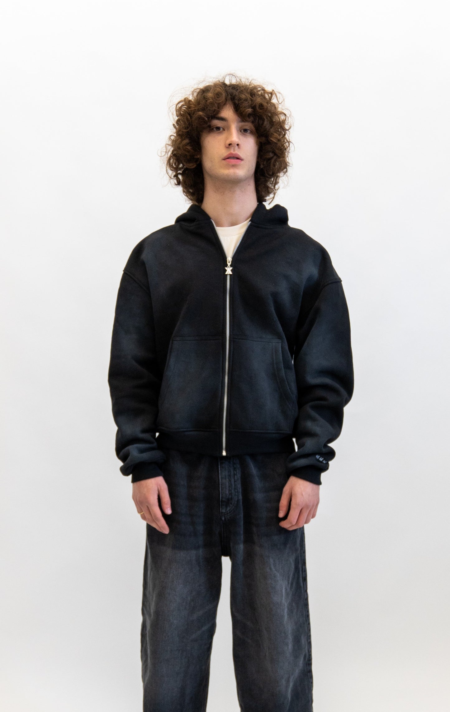 Analogy Zip Hoodie 2.0 Black "Is it worthing?" analogystudios