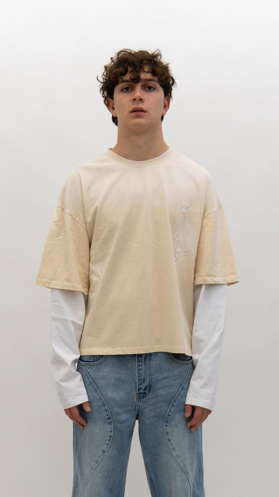 Analogy Sand Longsleeve "Is it worthing?"
