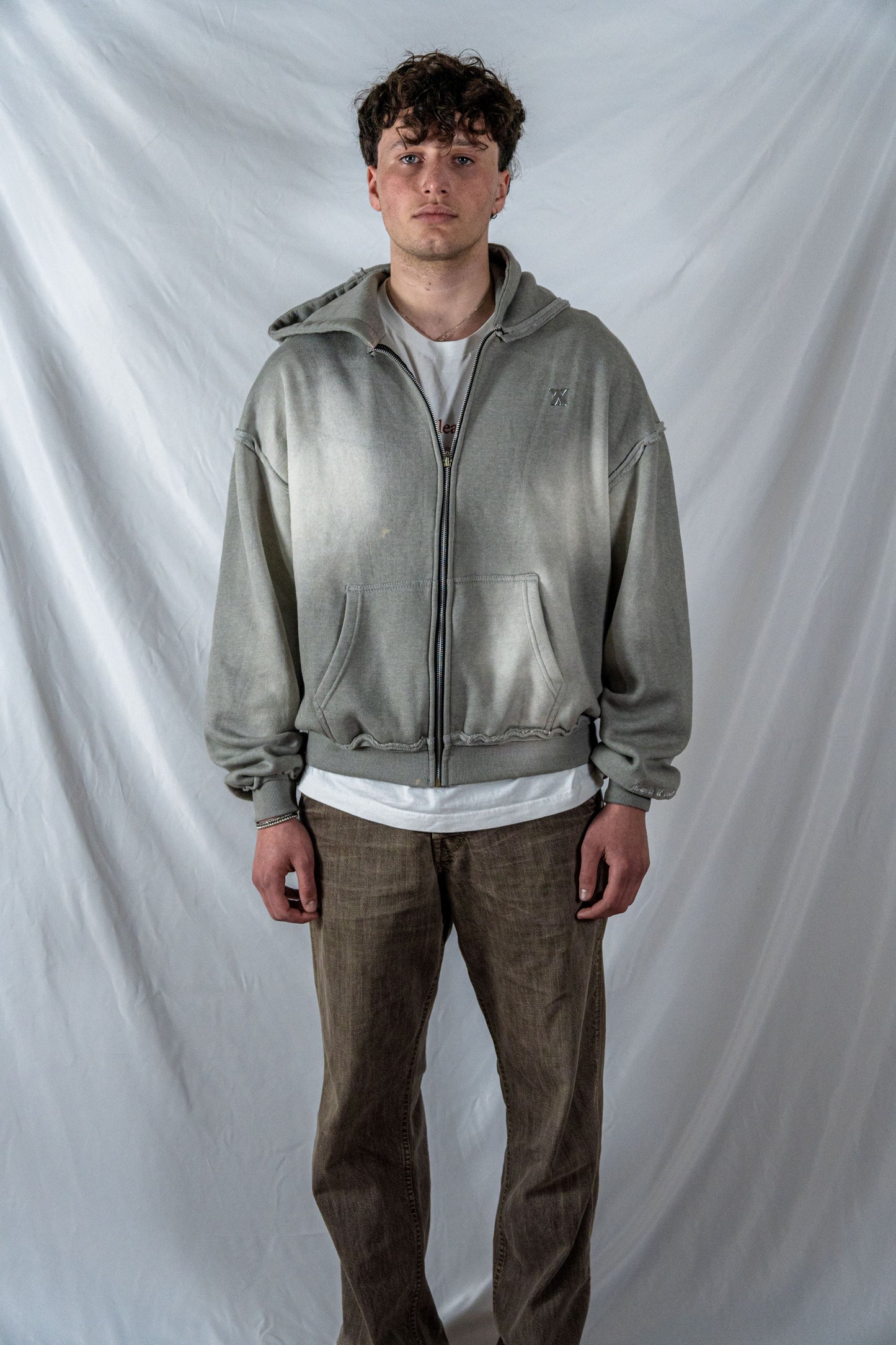 Analogy Grey Zip Hoodie "How is it going?" analogystudios