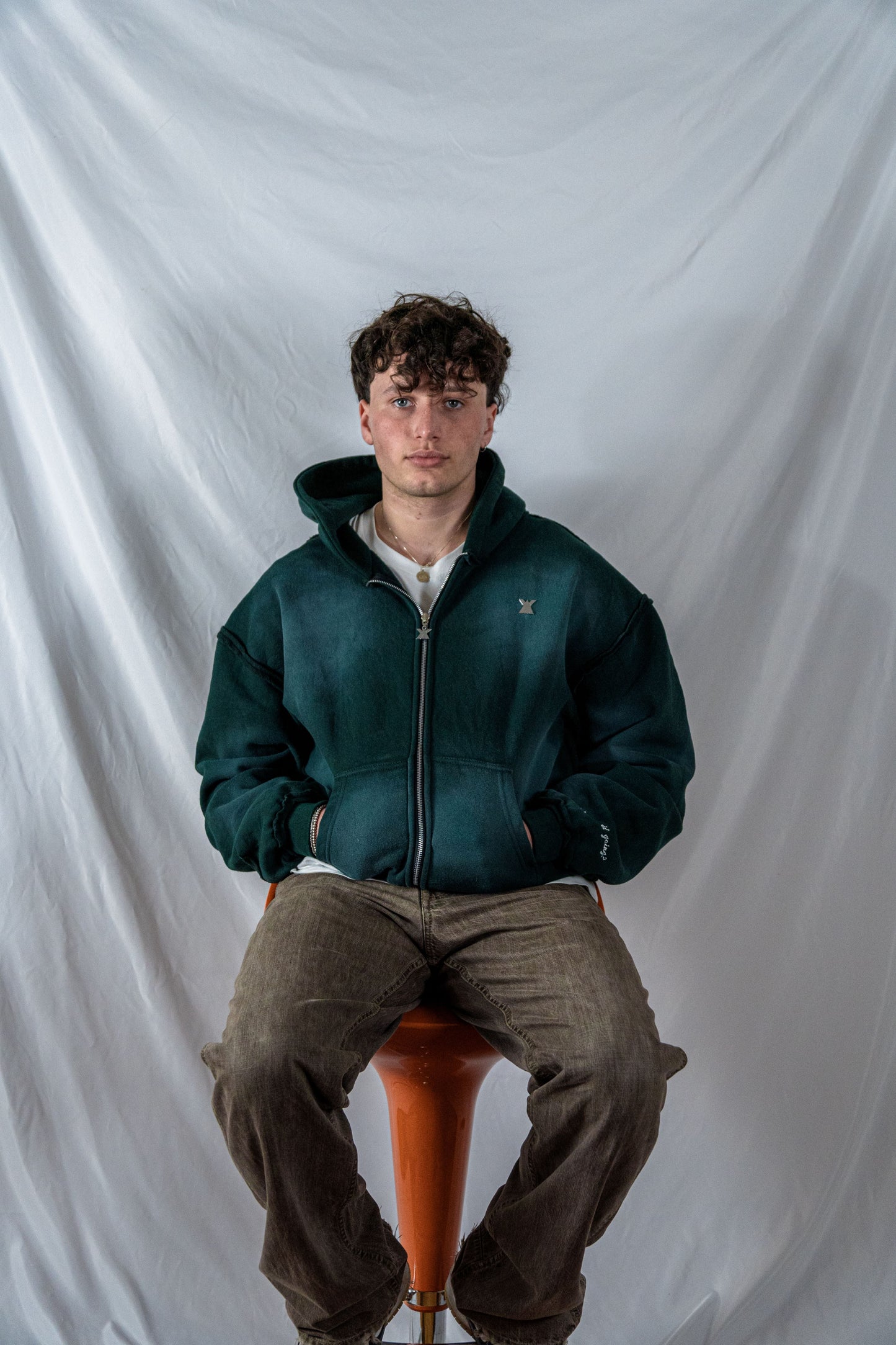 Analogy Green Zip Hoodie "How is it going?" analogystudios