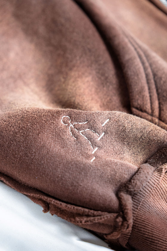 Analogy Brown Zip Hoodie 1:1 "How is it going?"